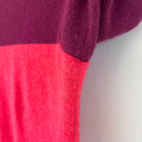 GARNET HILL 100% Cashmere Stripe Crewneck Sweater Quiet Luxury Teacher Office XS - Picture 7 of 11